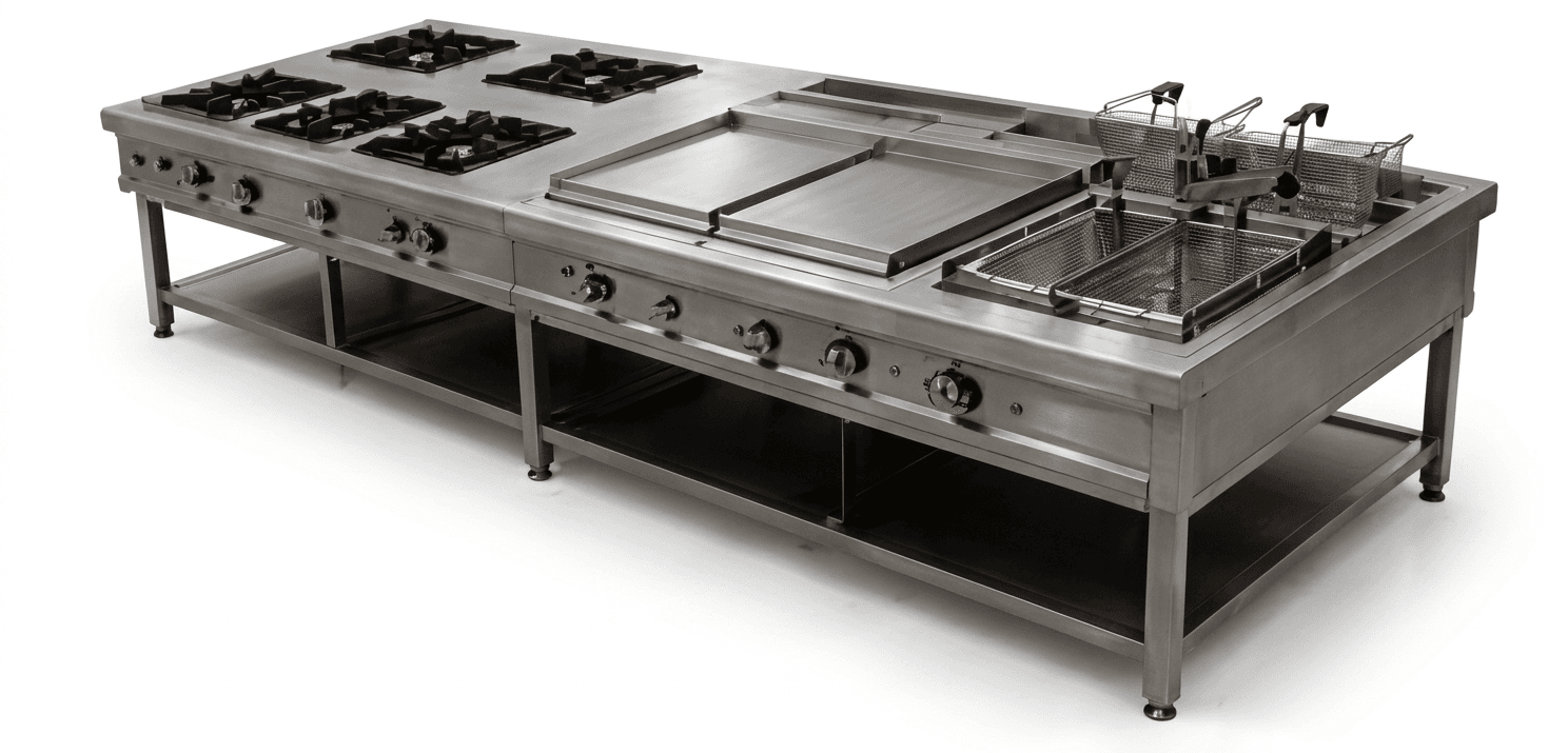Combined Island Cooking Station