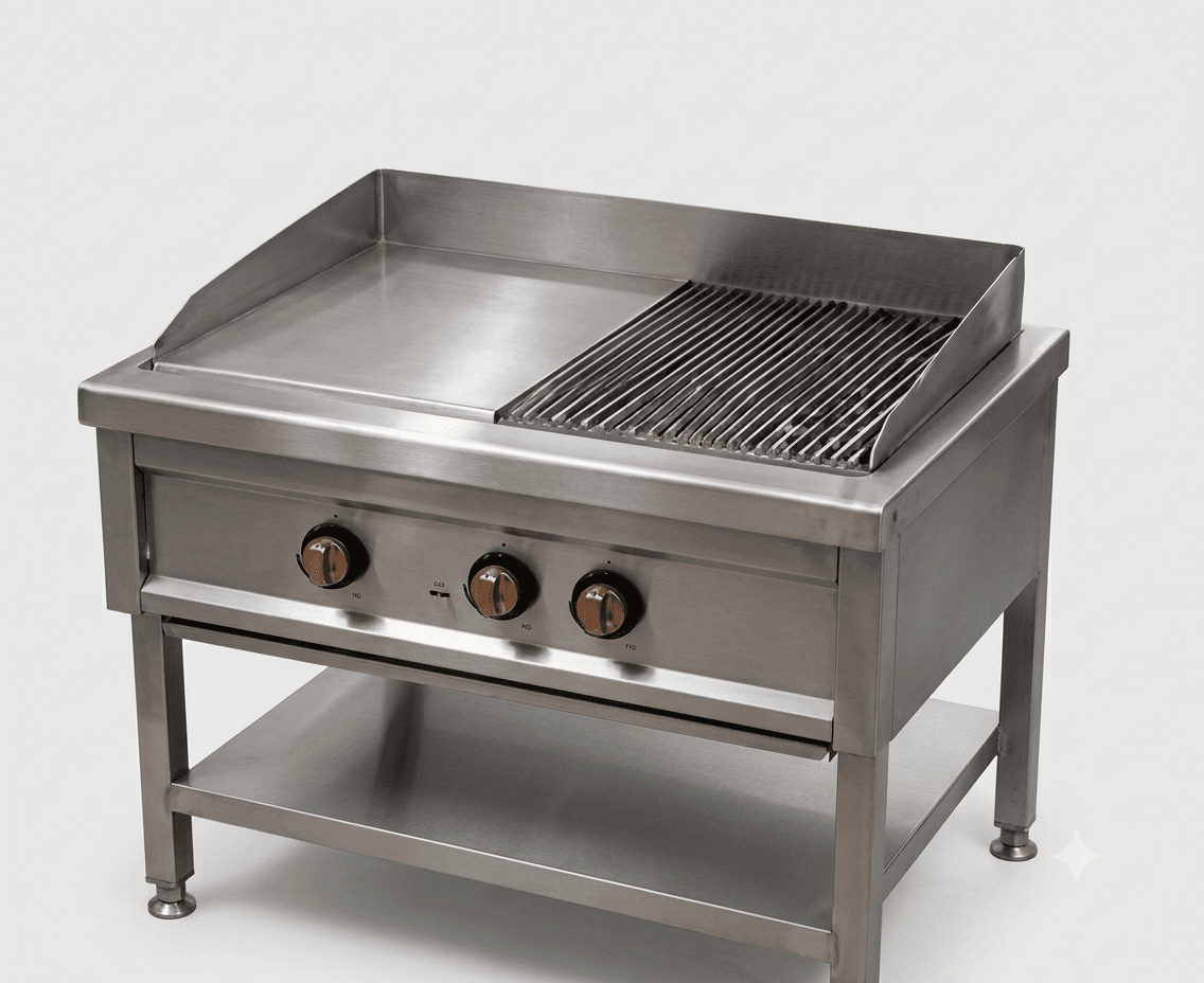 Free-Standing Gas Griddle