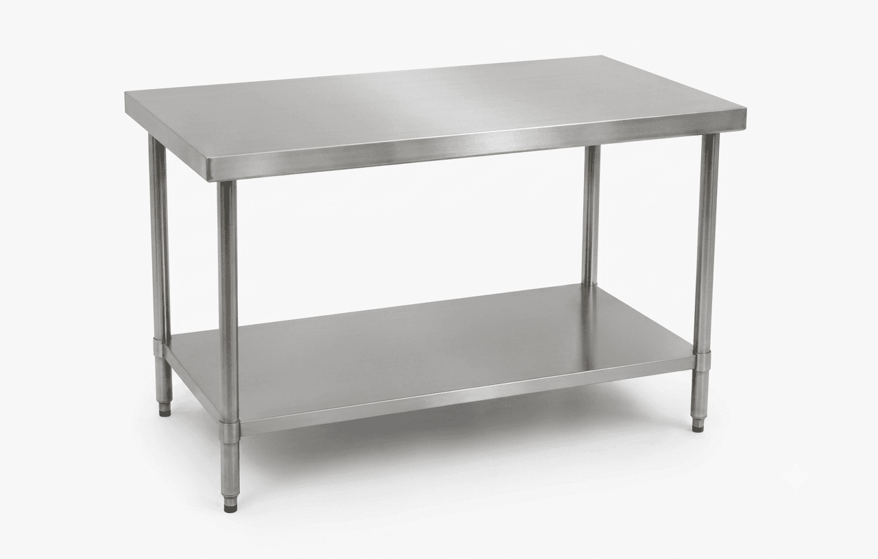 Work Table with Single Undershelf